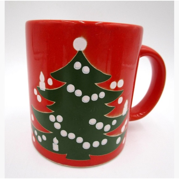 Set of 4 Waechtersbach Christmas Tree Coffee Mugs - Picture 4 of 6